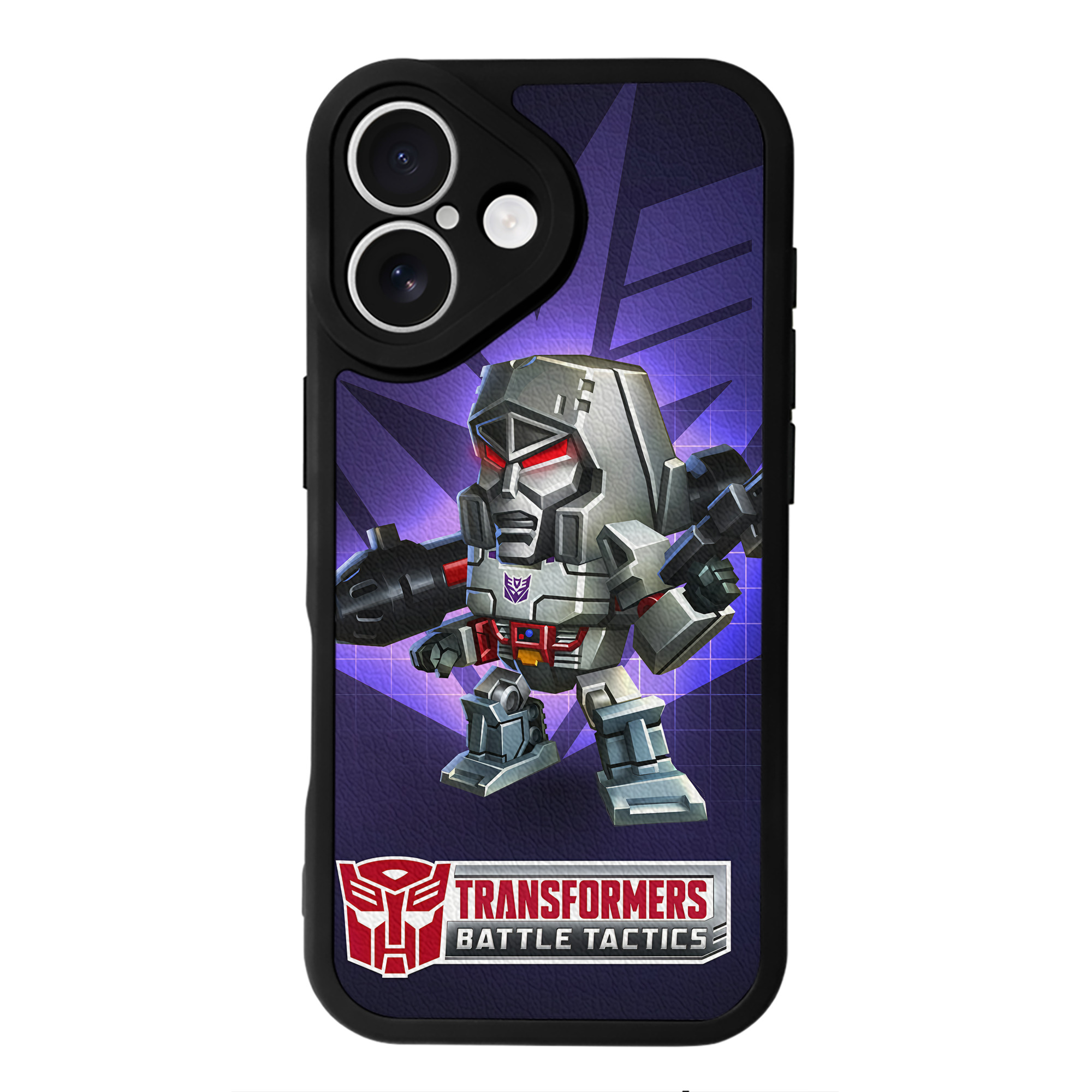 （画像用） Transformers トランスフォーマー 【iPhone 16シリーズ対応】シリコンスマホケース（レザー調） 材質：シリコン